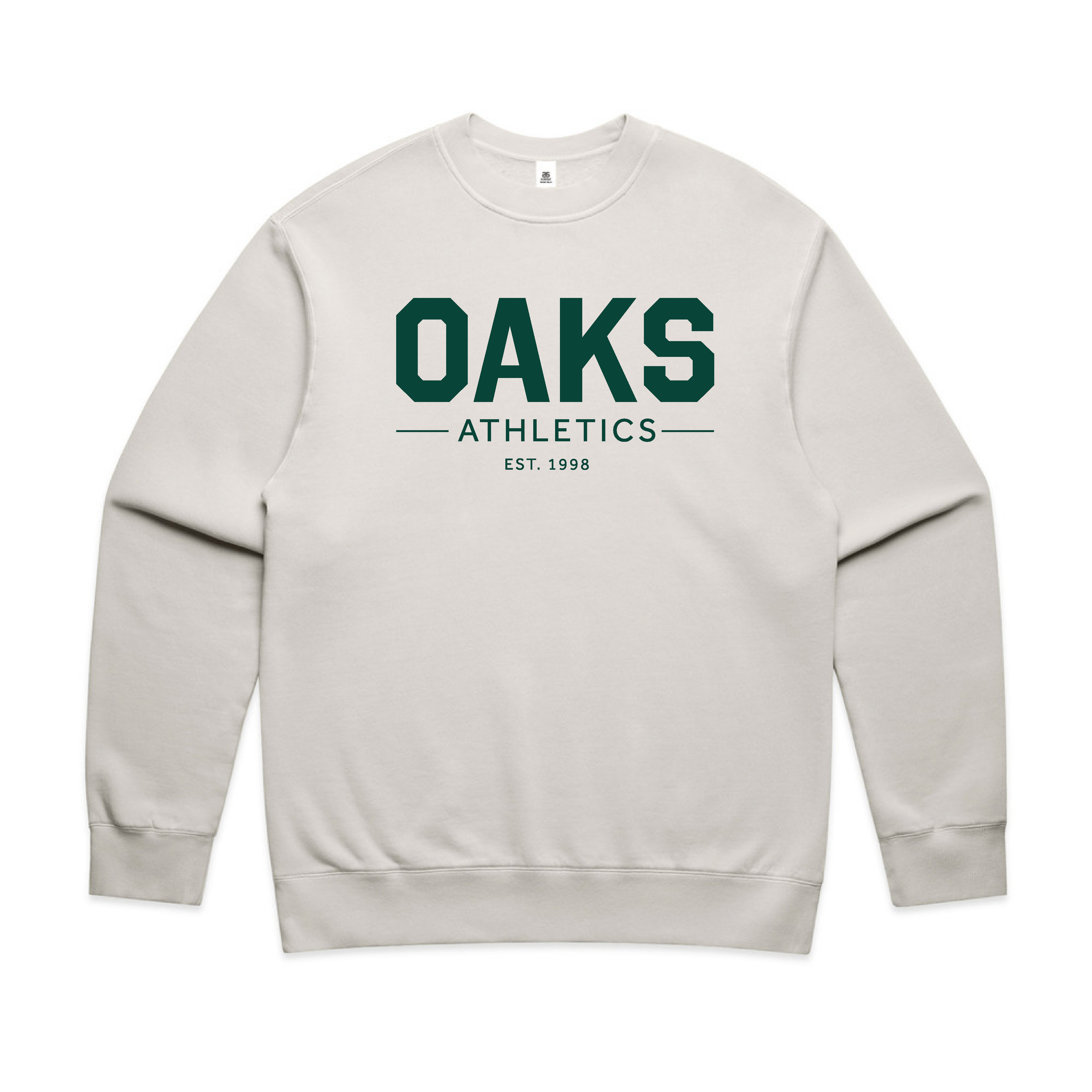Oaks Athletics - Crew Neck Faded Color (Adult)
