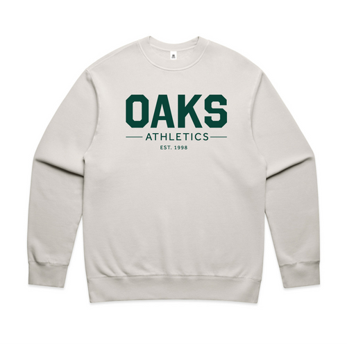 Oaks Athletics - Crew Neck Faded Color (Adult)