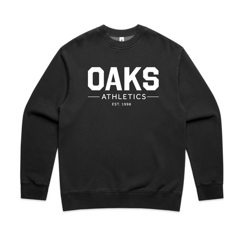 Oaks Athletics - Crew Neck Faded Color (Adult)