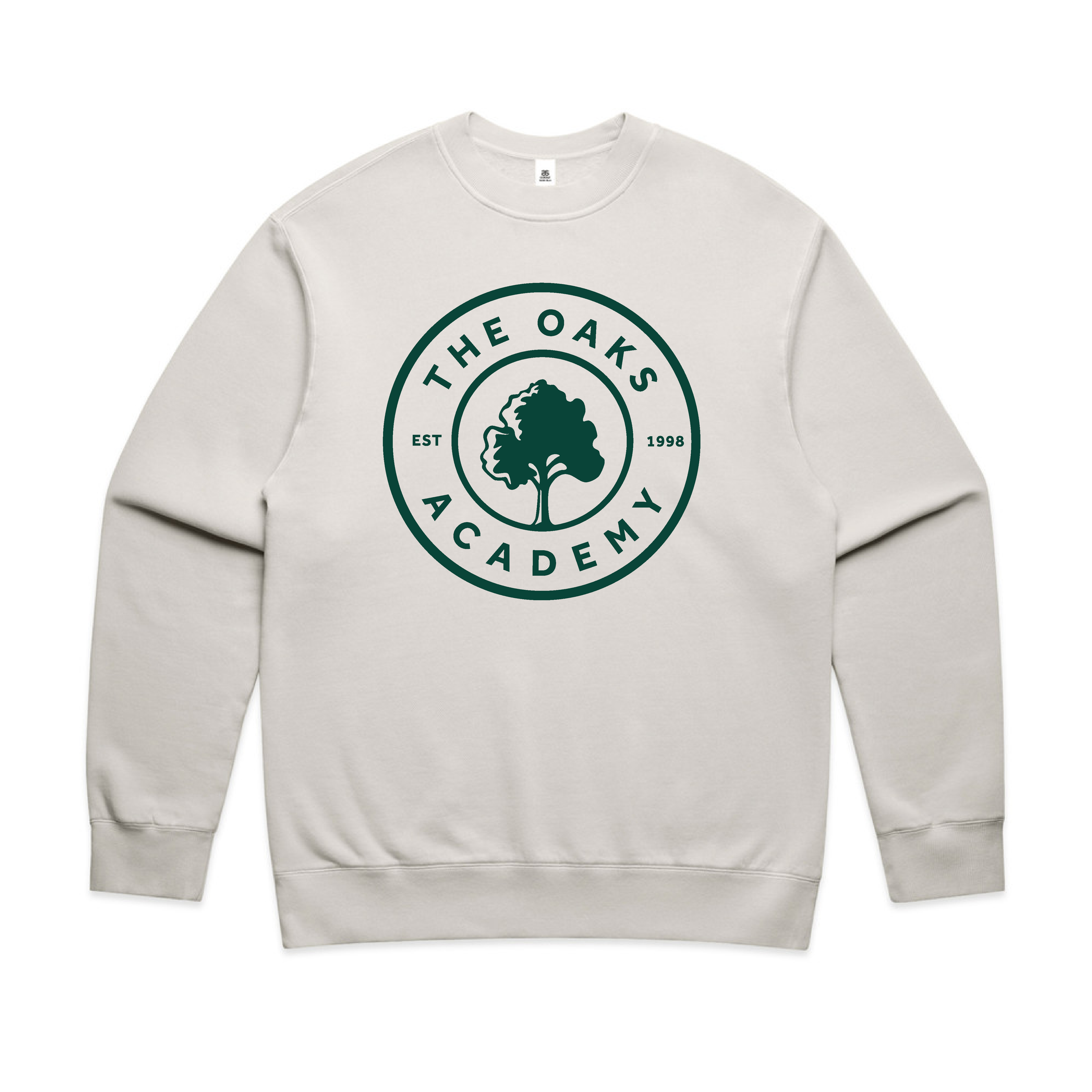Oaks Logo - Crew Neck Faded Color (Adult)
