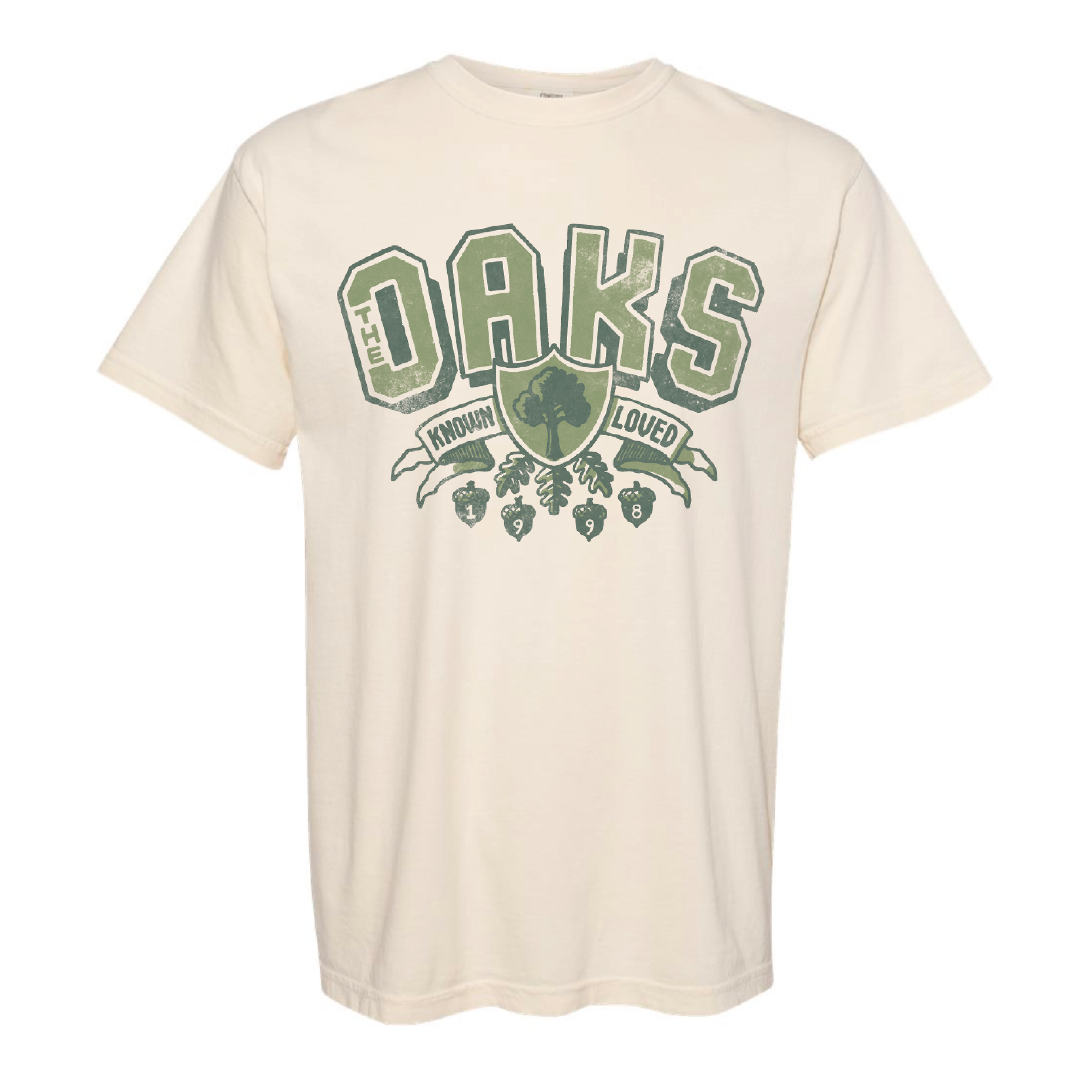 The Oaks Vintage Collegiate T-Shirt (Adult)
