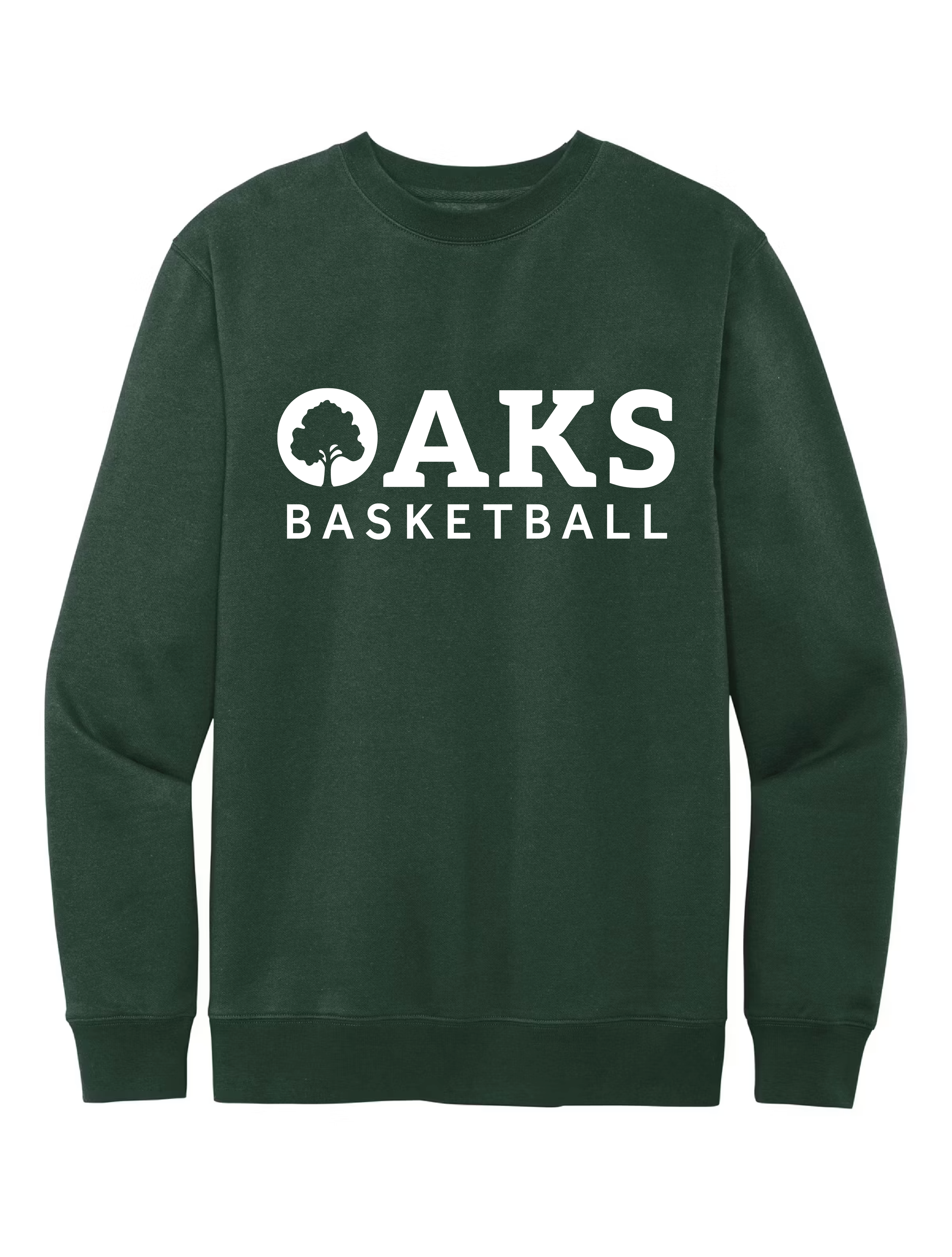 Oaks Basketball Crew Neck Sweatshirt